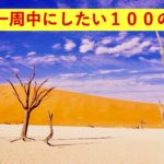 世界一周中にしたいことリスト